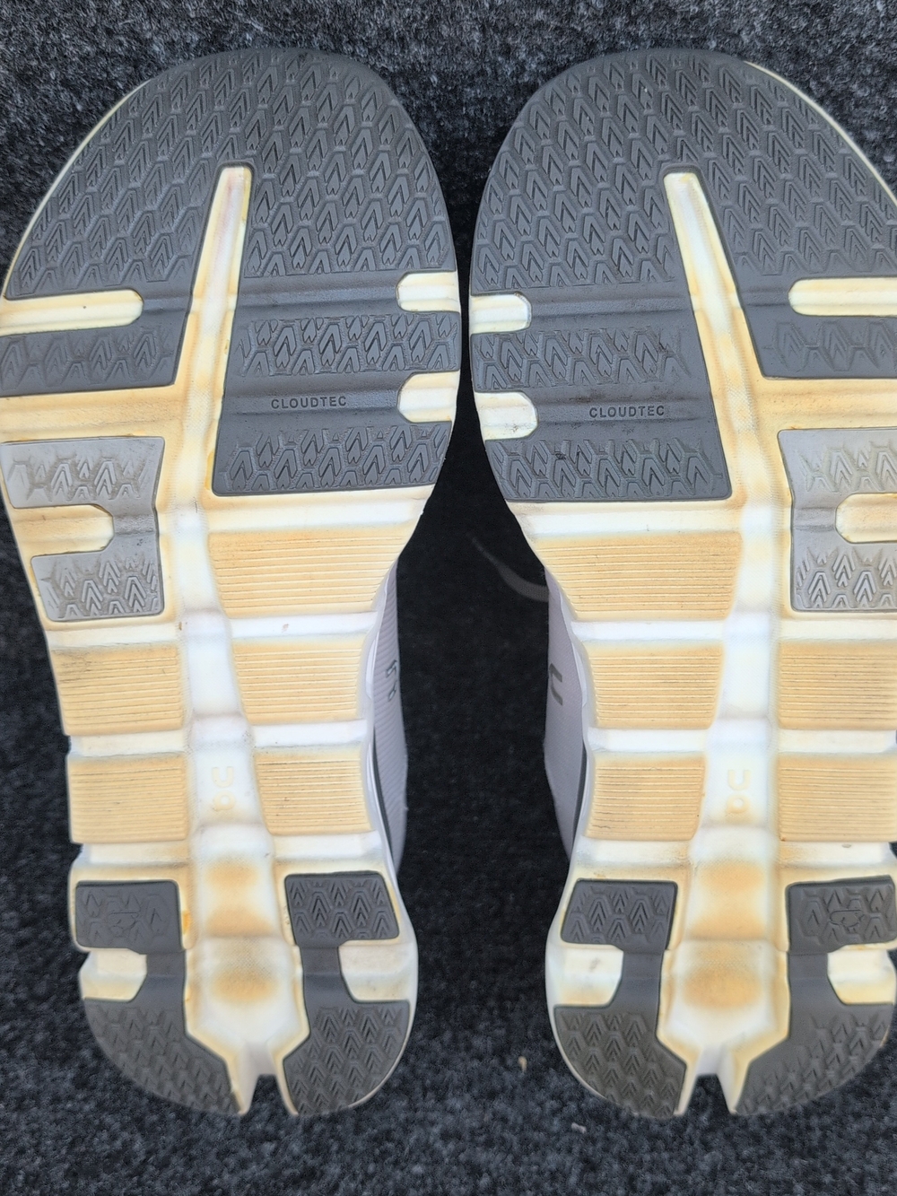 On Cloudrunner 2 Sneakers Mens 10.5 White Gray Athletic Road Trail Running Shoes - Picture 8 of 10